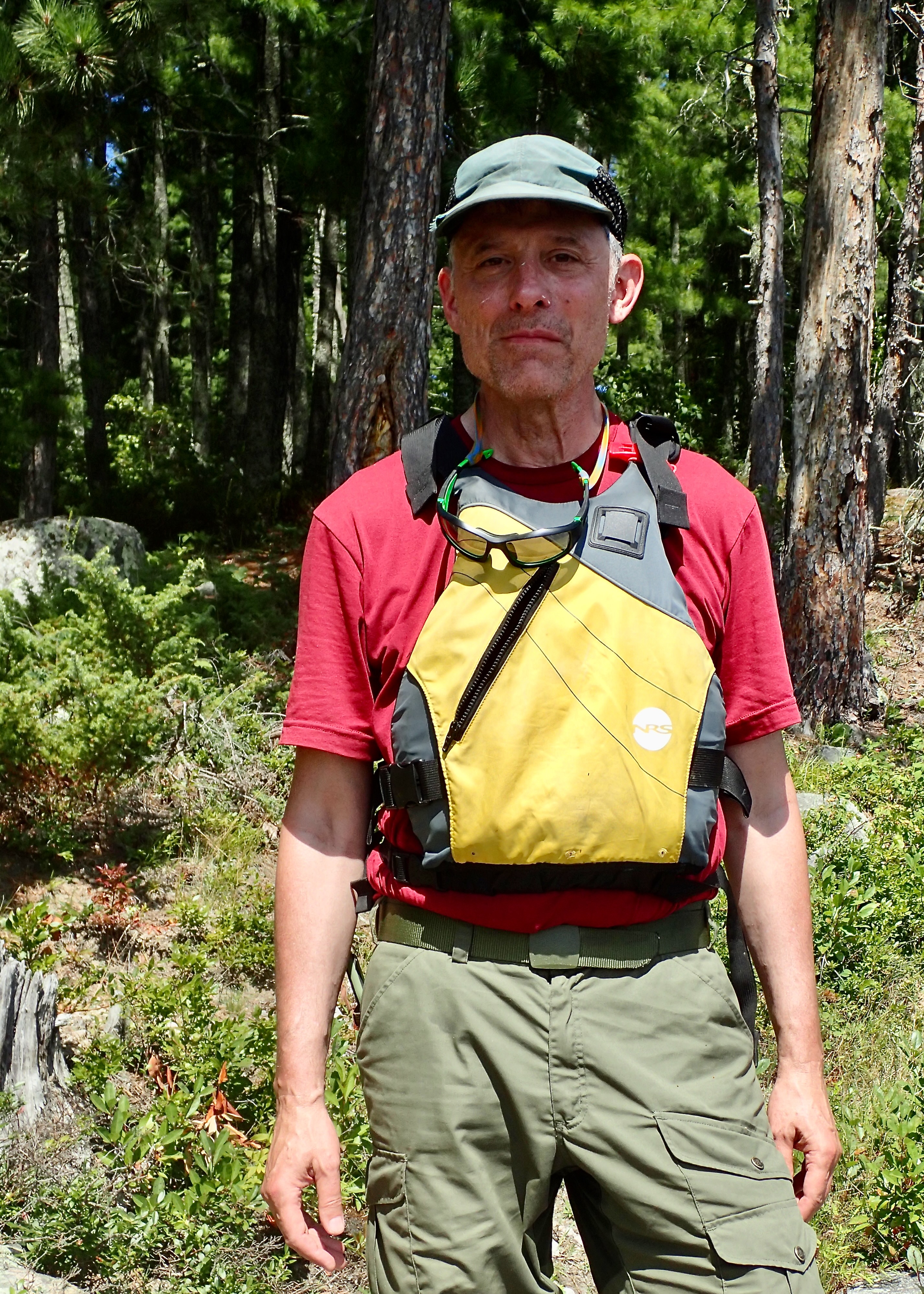 ![Ben lunch break on Crooked Lake north of Thursday Bay2025-08-07 12:48