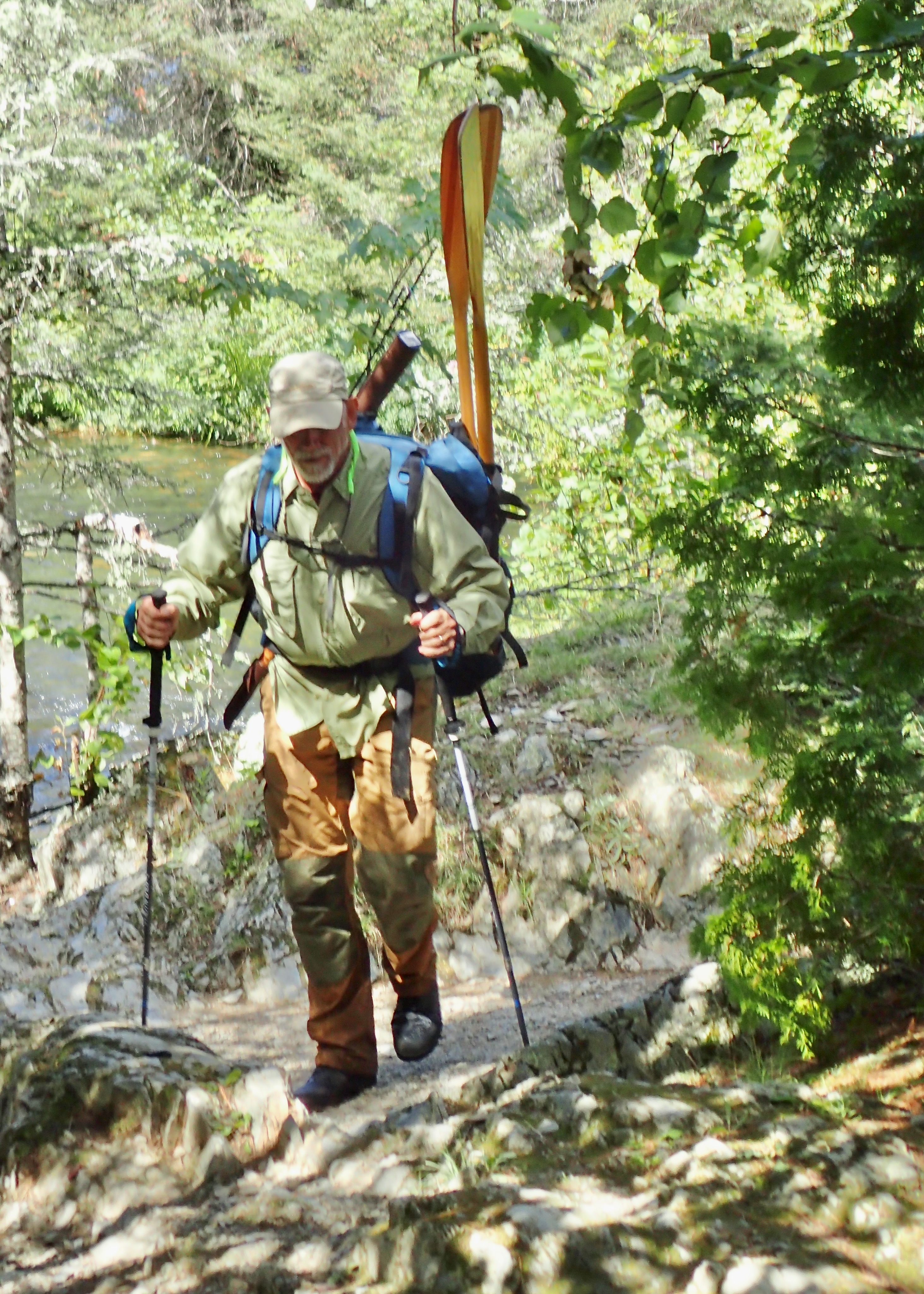 Royce on Big Knife Portage 2025-08-10 11:33