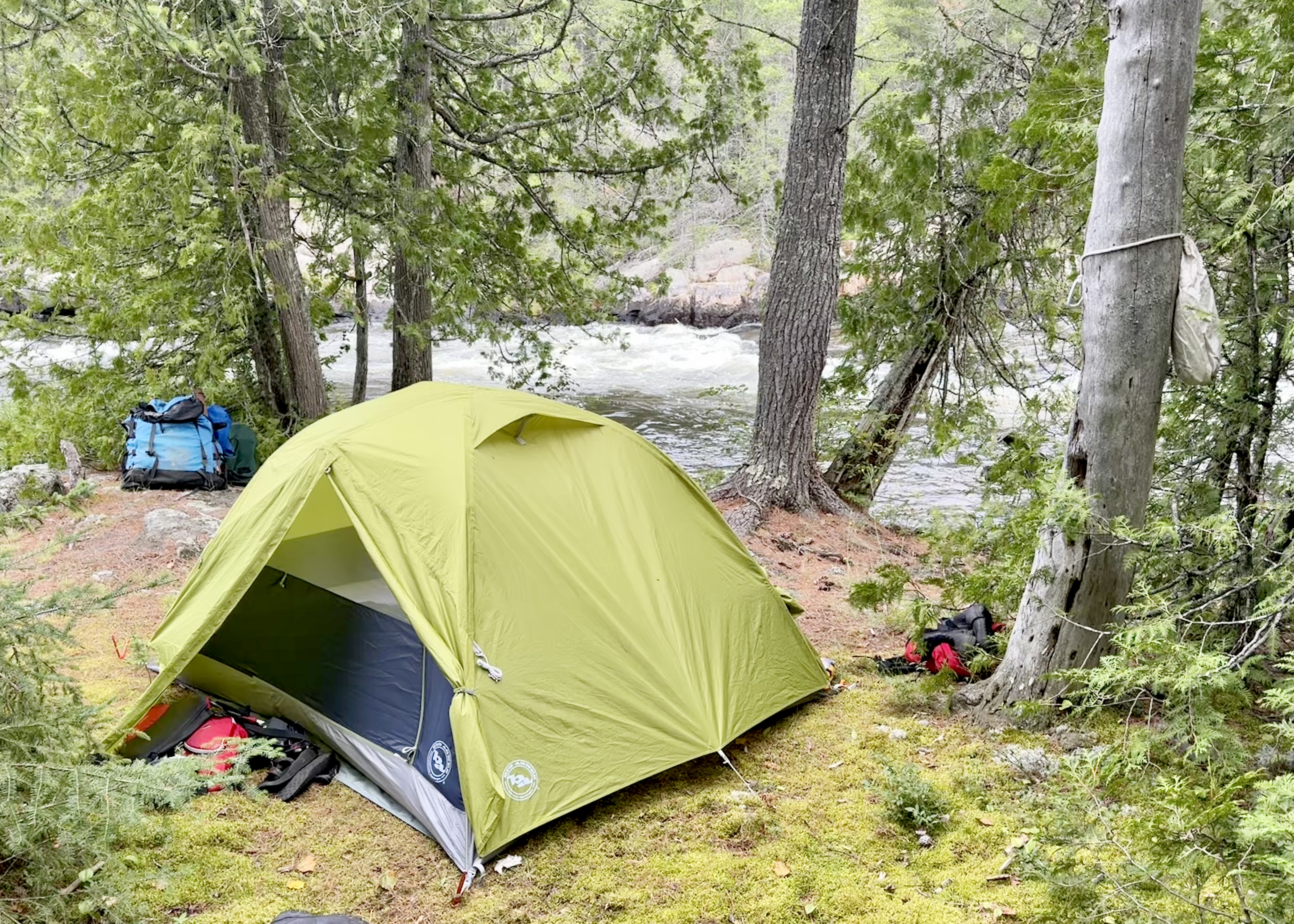 Camp on Koko Falls portage 2025-08-13 07:53
