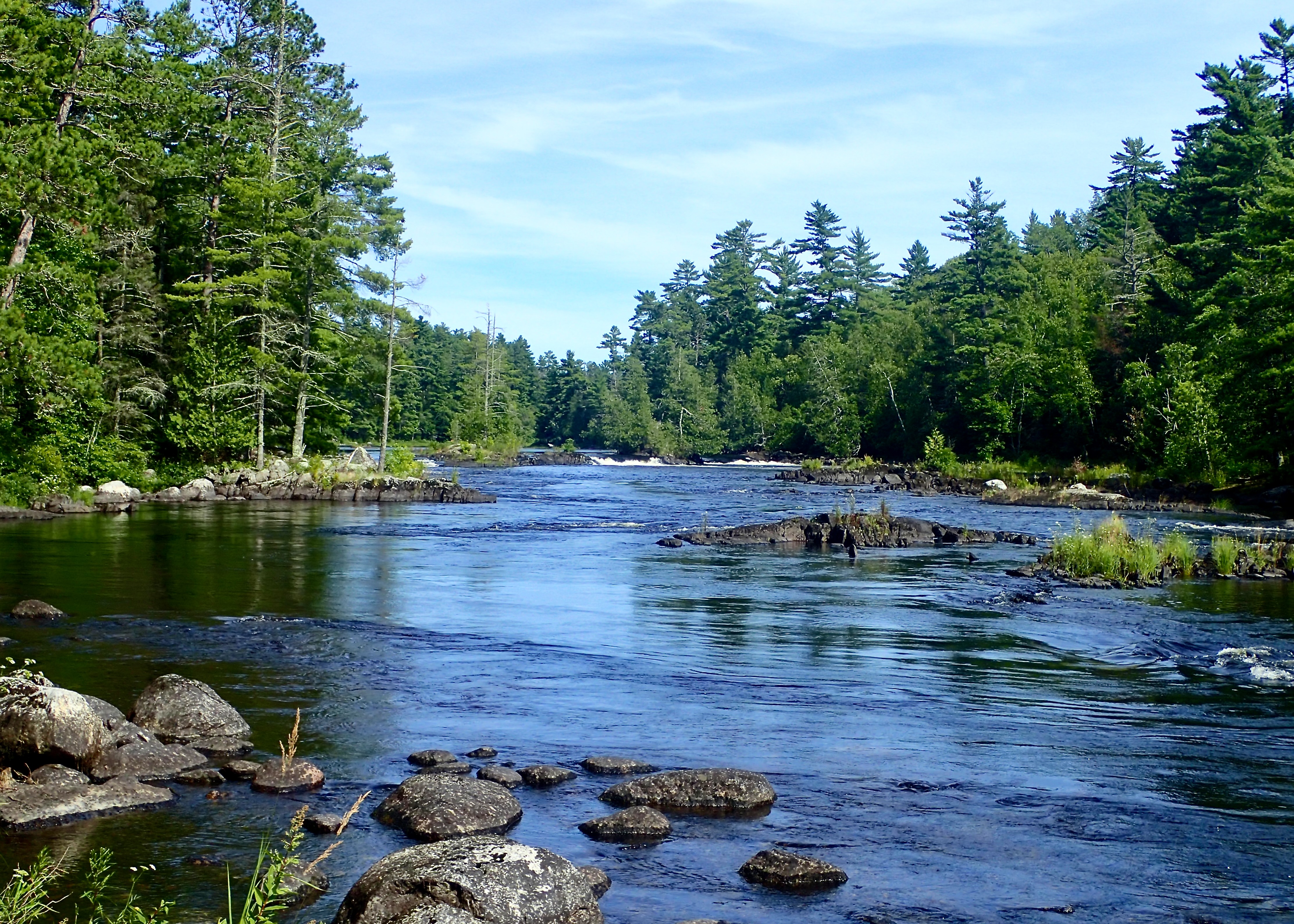 Downstream of portage on Maligne River 2025-08-17 15:17