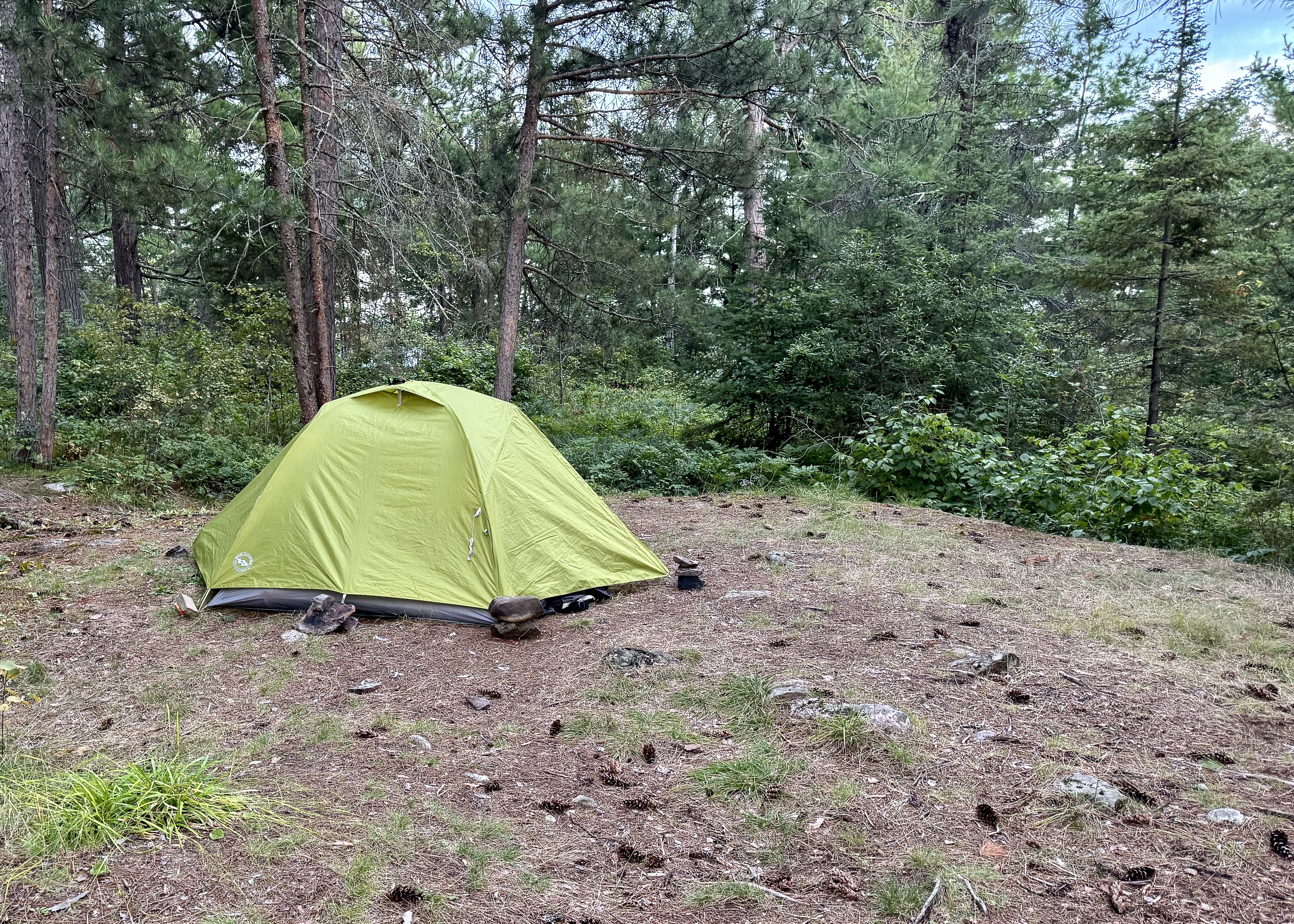 Camp on Tanner Lake near May Island 2025-08-17 19:58